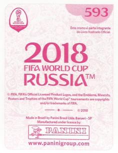 2018 Panini FIFA World Cup: Russia 2018 Stickers (Pink Backs, Made in Brazil) #593 Grzegorz Krychowiak Back