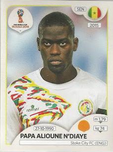 2018 Panini FIFA World Cup: Russia 2018 Stickers (Pink Backs, Made in Brazil) #612 Pape Alioune N'Diaye Front