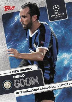 2019 Topps UEFA Champions League Super Signings #NNO Diego Godin Front