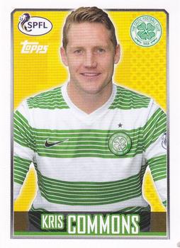 2013-14 Topps SPFL Stickers #34 Kris Commons Front