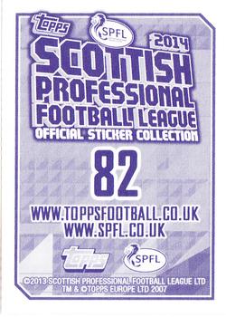 2013-14 Topps SPFL Stickers #82 James Collins Back