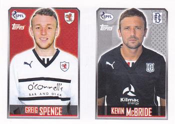 2013-14 Topps SPFL Stickers #335 Greig Spence Front