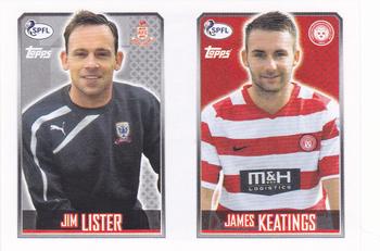 2013-14 Topps SPFL Stickers #349 Jim Lister Front