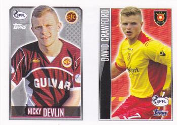 2013-14 Topps SPFL Stickers #443 Nicky Devlin Front