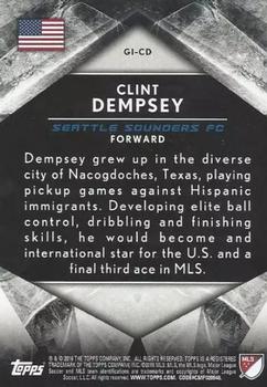 2016 Topps Apex MLS - Global Influence Orange #GI-CD Clint Dempsey Back