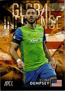 2016 Topps Apex MLS - Global Influence Orange #GI-CD Clint Dempsey Front