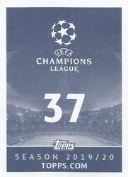 2019-20 Topps UEFA Champions League Official Sticker Collection #37 Marcos Llorente Back