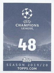 2019-20 Topps UEFA Champions League Official Sticker Collection #48 Samuel Umtiti Back