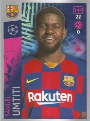 2019-20 Topps UEFA Champions League Official Sticker Collection #48 Samuel Umtiti Front
