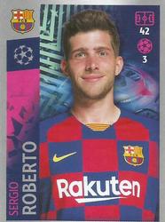 2019-20 Topps UEFA Champions League Official Sticker Collection #50 Sergi Roberto Front