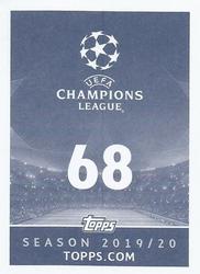 2019-20 Topps UEFA Champions League Official Sticker Collection #68 Aleksandar Dragović Back