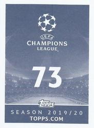 2019-20 Topps UEFA Champions League Official Sticker Collection #73 Moussa Diaby Back