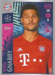 2019-20 Topps UEFA Champions League Official Sticker Collection #95 Serge Gnabry Front