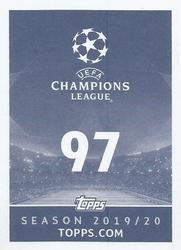 2019-20 Topps UEFA Champions League Official Sticker Collection #97 Robert Lewandowski Back