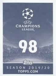 2019-20 Topps UEFA Champions League Official Sticker Collection #98 Thomas Müller Back