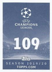 2019-20 Topps UEFA Champions League Official Sticker Collection #109 Ljubomir Fejsa Back