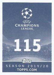 2019-20 Topps UEFA Champions League Official Sticker Collection #115 Franco Cervi Back