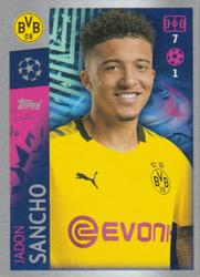 2019-20 Topps UEFA Champions League Official Sticker Collection #133 Jadon Sancho Front