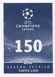 2019-20 Topps UEFA Champions League Official Sticker Collection #150 Christian Pulisic Back