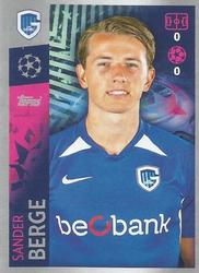2019-20 Topps UEFA Champions League Official Sticker Collection #184 Sander Berge Front
