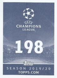 2019-20 Topps UEFA Champions League Official Sticker Collection #198 Diego Godin Back