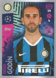 2019-20 Topps UEFA Champions League Official Sticker Collection #198 Diego Godin Front