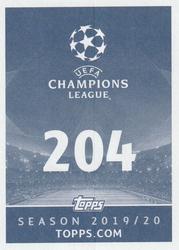 2019-20 Topps UEFA Champions League Official Sticker Collection #204 Nicolo Barella Back