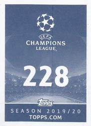 2019-20 Topps UEFA Champions League Official Sticker Collection #228 Douglas Costa Back