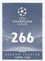 2019-20 Topps UEFA Champions League Official Sticker Collection #266 Luiz Araujo Back