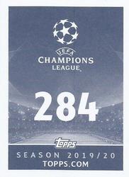 2019-20 Topps UEFA Champions League Official Sticker Collection #284 Adam Lallana Back