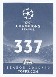 2019-20 Topps UEFA Champions League Official Sticker Collection #337 Fernandinho Back