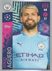 2019-20 Topps UEFA Champions League Official Sticker Collection #344 Sergio Agüero Front