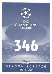 2019-20 Topps UEFA Champions League Official Sticker Collection #346 Napoli club badge Back