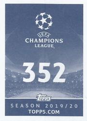2019-20 Topps UEFA Champions League Official Sticker Collection #352 Mário Rui Back