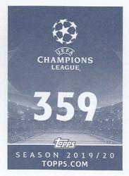 2019-20 Topps UEFA Champions League Official Sticker Collection #359 Piotr Zielinski Back
