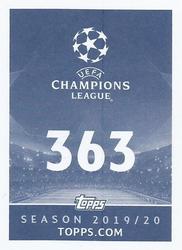 2019-20 Topps UEFA Champions League Official Sticker Collection #363 José Callejón Back