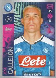 2019-20 Topps UEFA Champions League Official Sticker Collection #363 José Callejón Front