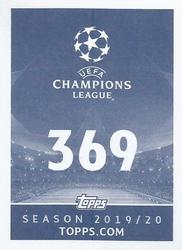 2019-20 Topps UEFA Champions League Official Sticker Collection #369 Presnel Kimpembe Back