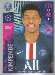 2019-20 Topps UEFA Champions League Official Sticker Collection #369 Presnel Kimpembe Front