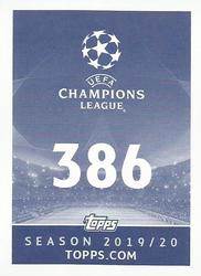 2019-20 Topps UEFA Champions League Official Sticker Collection #386 Karim Benzema Back
