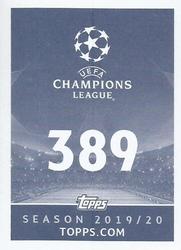 2019-20 Topps UEFA Champions League Official Sticker Collection #389 Marcelo Back