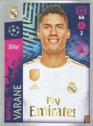 2019-20 Topps UEFA Champions League Official Sticker Collection #392 Raphaël Varane Front