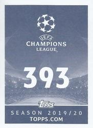 2019-20 Topps UEFA Champions League Official Sticker Collection #393 Ferland Mendy Back
