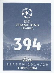 2019-20 Topps UEFA Champions League Official Sticker Collection #394 Casemiro Back