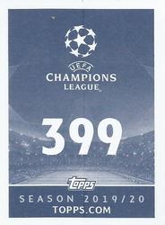 2019-20 Topps UEFA Champions League Official Sticker Collection #399 Eden Hazard Back