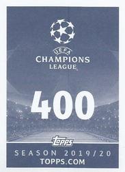 2019-20 Topps UEFA Champions League Official Sticker Collection #400 Gareth Bale Back