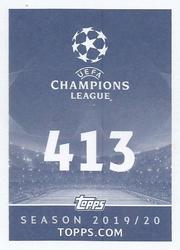 2019-20 Topps UEFA Champions League Official Sticker Collection #413 Enock Mwepu Back
