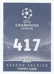 2019-20 Topps UEFA Champions League Official Sticker Collection #417 Masaya Okugawa Back
