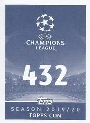 2019-20 Topps UEFA Champions League Official Sticker Collection #432 Taras Stepanenko Back