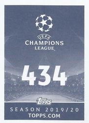 2019-20 Topps UEFA Champions League Official Sticker Collection #434 Alan Patrick Back